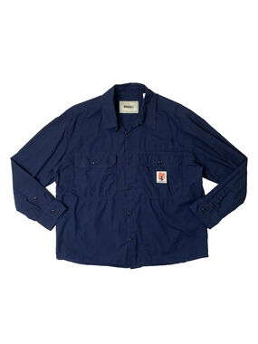 Deus Ex Machina Shirt Womens 14 Joanie Cotton Oversized Button Up Long Sleeve